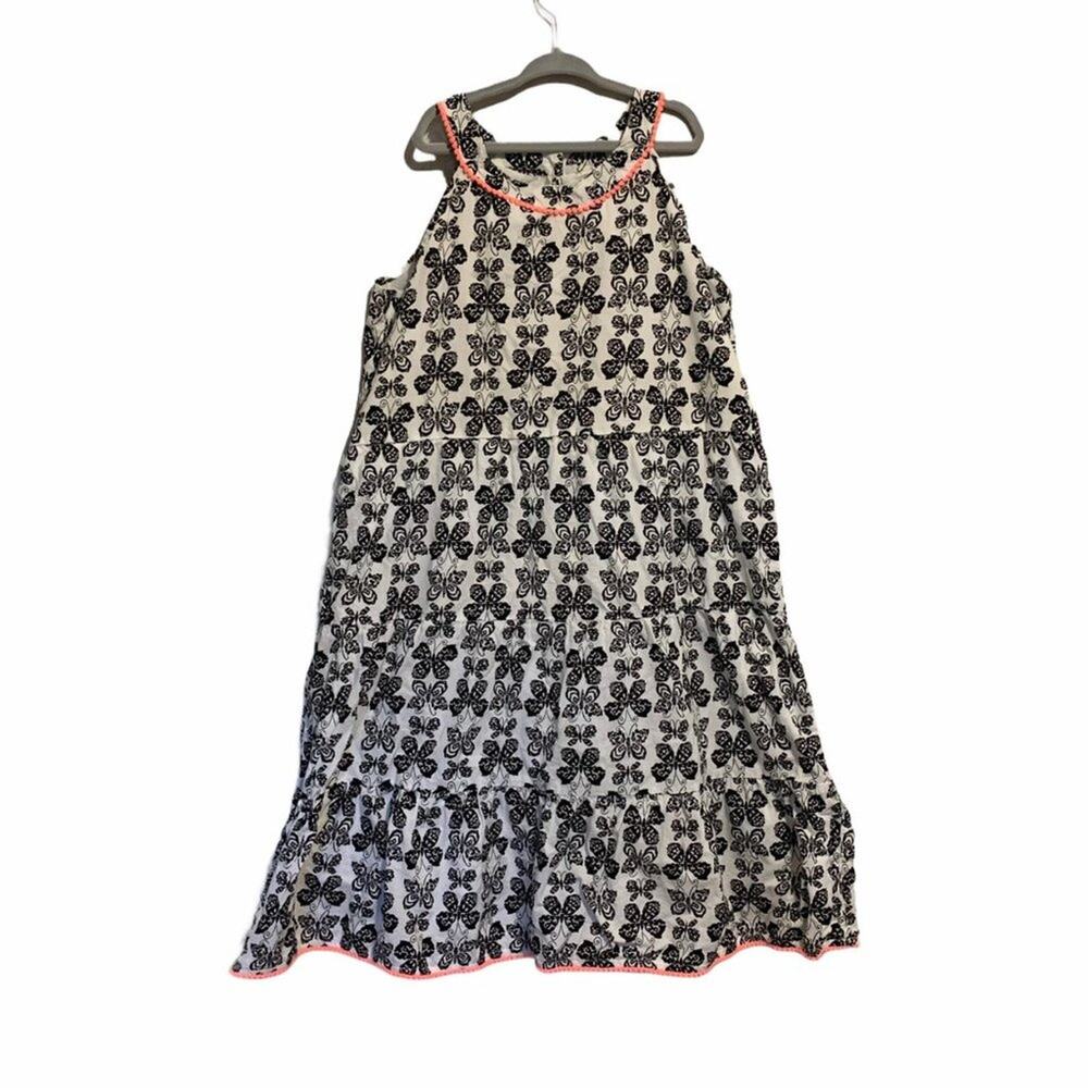 NWOT Children's Place Butterfly Print Cotton Dress Girl's XL(14)